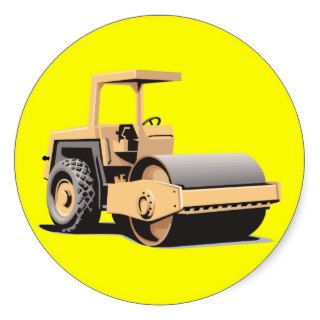 Road Roller Compactor Stickers