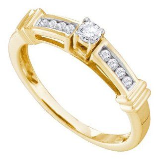 0.25CTW DIAMOND ROUND CENTER BRIDAL RING Jewelry