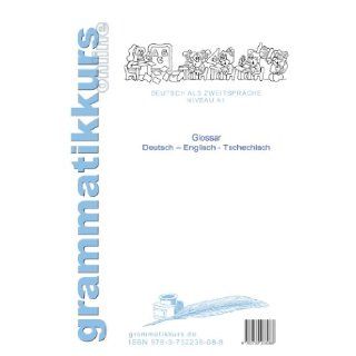 Worterbuch Deutsch   Englisch   Tschechisch Themen A1 (German Edition) Marlene Milena Abdel Aziz  . Schachner 9783732238088 Books