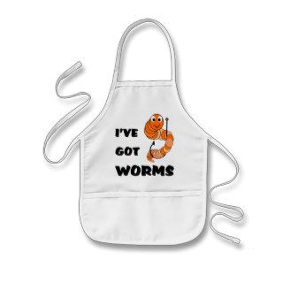 I've Got Worms Aprons