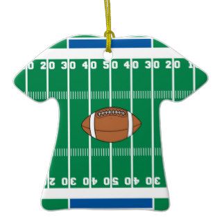 grid iron football field graphic ornaments