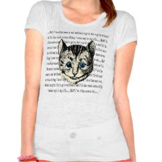 Cheshire Cat   Vintage Alice in Wonderland T Shirts