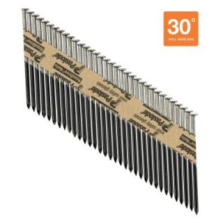 Paslode 3 1/4 in. x 0.131 Gauge 30 Degree Galvanized Smooth Shank Papertape Framing Nails (2,000 Pack) 650388