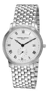 Frederique Constant Mens Slim Line Date FC 245M4S6B Stainless Steel Watch at  Men's Watch store.
