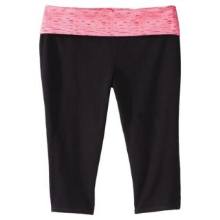 Mossimo Supply Co. Juniors Plus Size Capri Pants   Black/Pink 3
