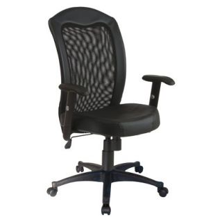 Task Chair Office Star Task Chair with Mesh/Leather