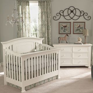 Muniré Furniture Medford Convertible Crib   White