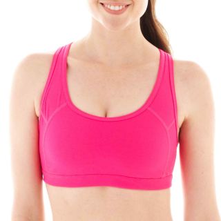 Xersion Medium Support Removable Cup Sports Bra, Pink