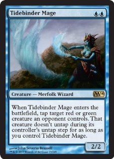 Magic the Gathering   Tidebinder Mage (73/249)   Magic 2014 Toys & Games