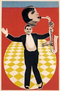 The Sax Jazz Dance 12 x 18 Poster [Kitchen]   Prints