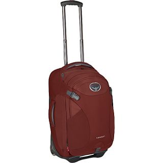 Meridian 22 Wheeled Convertible Upright Rusted Red   Osprey Travel Backp