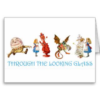 THROUGH THE LOOKING GLASS GREETING CARDS
