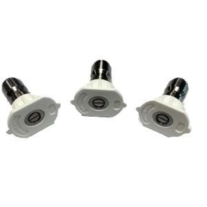 General Pump 2.5 Orifice x 40 Degree Spray Nozzles for Pressure Washer Surface Cleaner (3 Pack) 105198