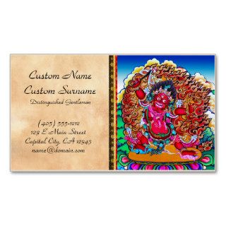 Cool oriental tibetan thangka tattoo Hayagriva Business Cards