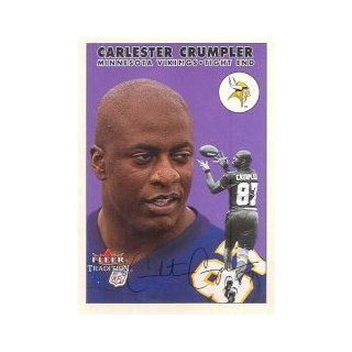2000 Fleer Tradition #277 Carlester Crumpler Sports Collectibles