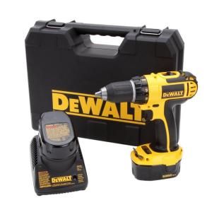 DEWALT 14.4 Volt Cordless 1/2 in. Compact Drill Kit DC730KA