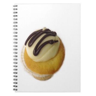 Buttercream Cupcake against a white background Notebooks