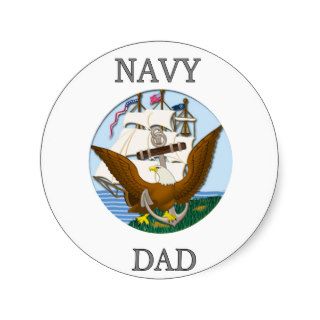 Navy Dad Stickers