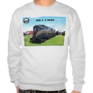 Pennsylvania Railroad Locomotive GG 1 #4800  2  Sweatshirt