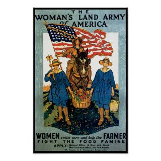 Women's Land Army Poster