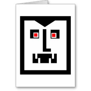 Scary  Cyborg Vampire Bot Cards