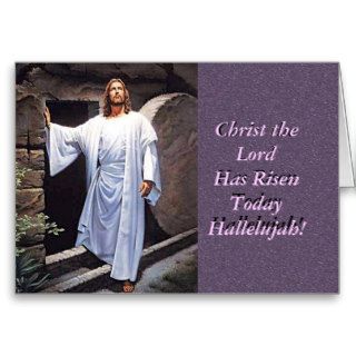 Christ the Lord  Has Risen Greeting Card