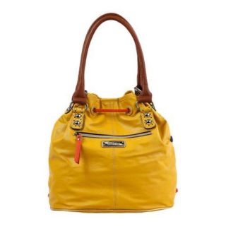 Women's Nicole Lee STR2627 Naysa Yellow nicole lee Fabric Bags