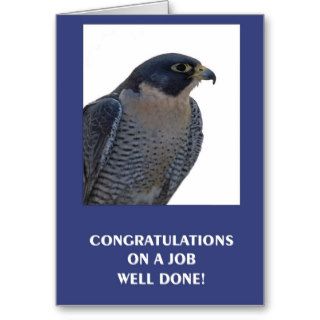 Congratulations On A Job Well Done Card