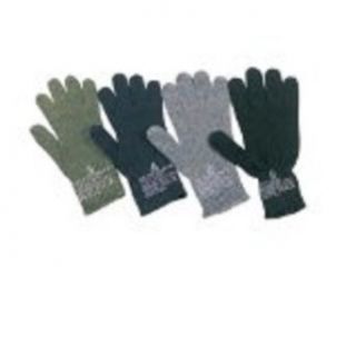 GI Wool Glove Liners   OD (5, Black) Clothing