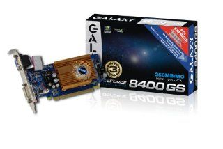 Galaxy GeForce 8400 GS 256 MB GDDR2 PCI Express 2.0 DVI/VGA Graphics Card, 84GEE6DC2EMM Electronics