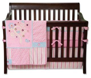 Trend Lab Versailles Black and White 4 Piece Crib Set  Crib Bedding Sets  Baby