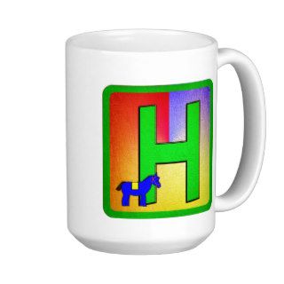 Alphabet Letter H Coffee Mug