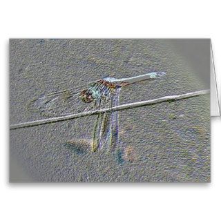 Dragonfly Digital Manipulation Note Card