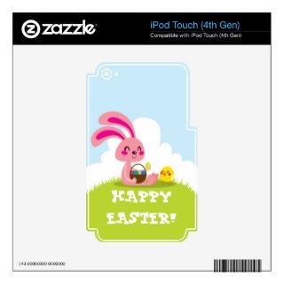 Easter Bunny and Chick iPod Touch 4G Skin