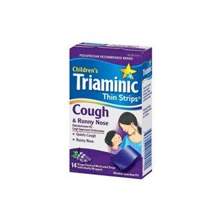 Triaminic Cough / Runny Nose Relief Thin Strips for Children, Grape Flavor   14 ea Health & Personal Care