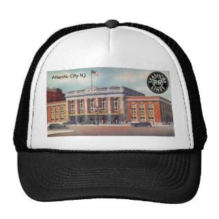Atlantic City Train Station PRSL 1936 Mesh Hat
