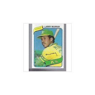 1980 Topps #284 Larry Murray Oakland A's Athletics b Sports Collectibles