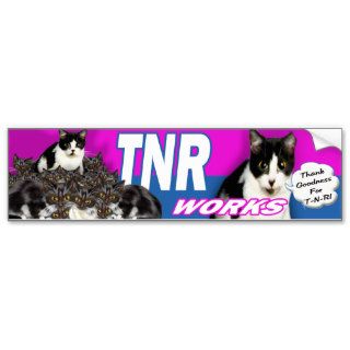 TNR Works bumpersticker Bumper Stickers