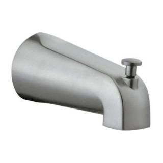 Design House Tub Diverter Spout in Satin Nickel DISCONTINUED 522573