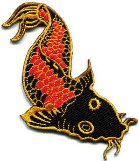 Japanese Koi Carp Fish Applique Iron on Patch S 287 Handmade Design From Thailand  Other Products  