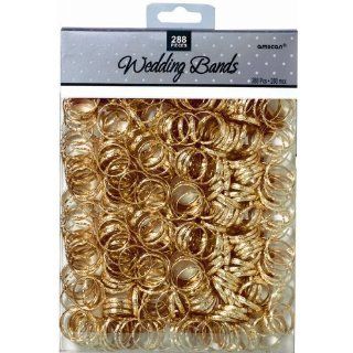 Gold Wedding Band Favors (288 count) Toys & Games