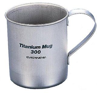 Evernew Titanium Mug (300ml) 300 EBY261  Camping Mugs  Sports & Outdoors