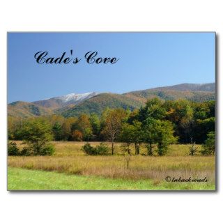 October Snowfall in Cades Cove Post Cards