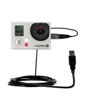 Classic Straight USB Cable for the GoPro Hero3 with Power Hot Sync and Charge Capabilities   Uses Gomadic TipExchange Technology  Electronics Power Cables  Camera & Photo