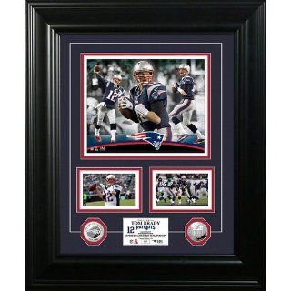 Tom Brady Marquee" Silver Coin Photo Mint"  Sports Related Collectible Photomints  Sports & Outdoors