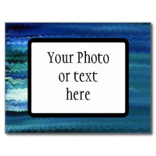 Turquoise Waves Post Cards