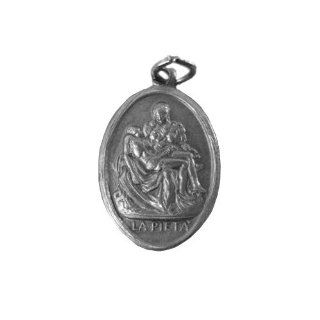 Pieta, Housed in St. Peter's Basilica in Vatican City Medals 18" Steel Chain Jewelry