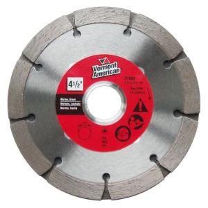 Vermont American 4.5 in. Tuckpointing Diamond Blade 27445C