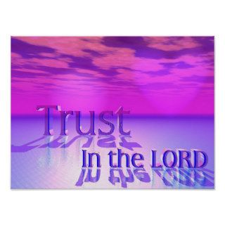 Trust In The LORD Poster