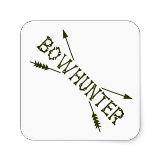 Bowhunter Crossed Arrows Sticker